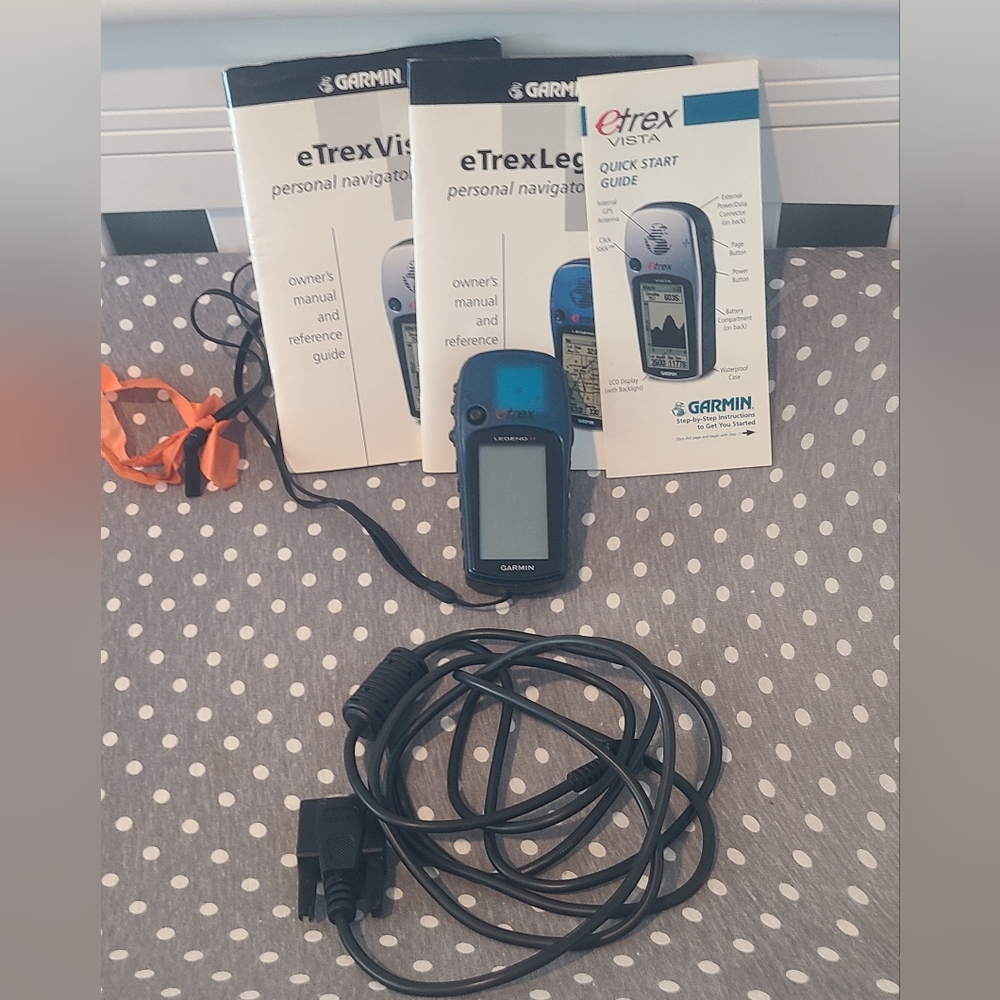 Garmin eTrex Vista Personal Navigator with Manuals